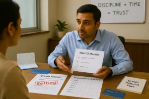 Rebuild your credit after loan settlement in India a 6 to 12 month plan