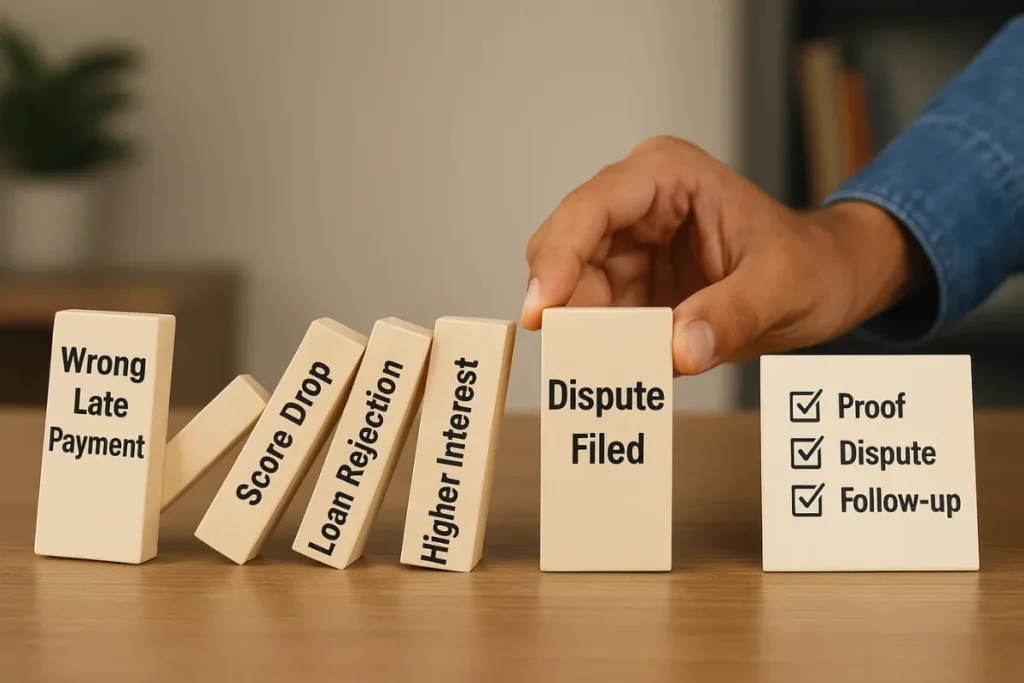 Wrong late payment in your credit report step by step dispute guide